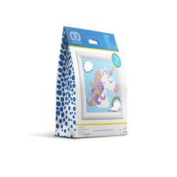 Kit DIAMOND DOTZ® avec cadre Petite Licorne