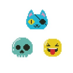 KIT DOTZIES® 3 Stickers VISAGES