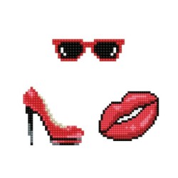 Kit DOTZIES® 3 Stickers KISS