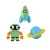 Kit DOTZIES® 3 Stickers DANS L'ESPACE