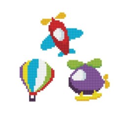Kit DOTZIES® 3 Stickers OBJETS VOLANTS