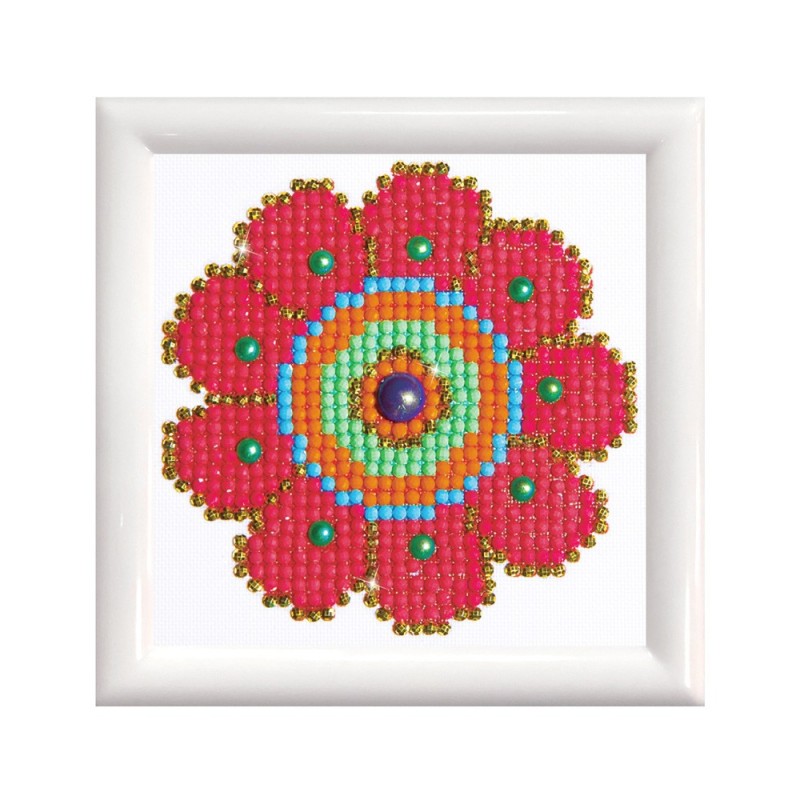 Kit DIAMOND DOTZ® avec cadre Flower Power