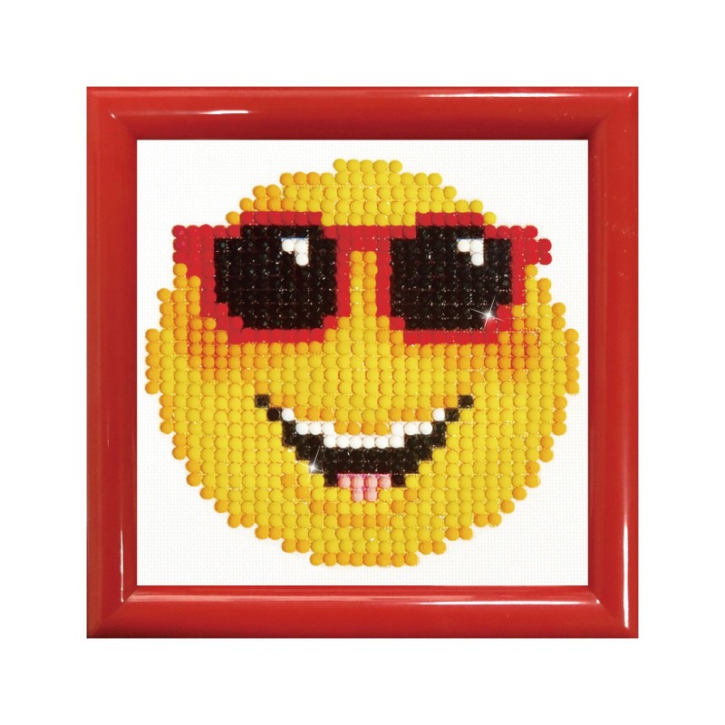 Kit DIAMOND DOTZ® avec cadre Smiley
