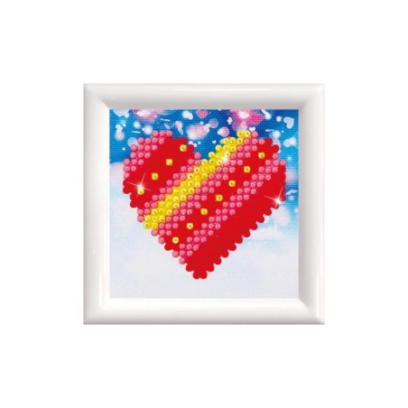 Kit DIAMOND DOTZ® Coeur AVEC CADRE
