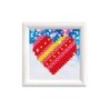 Kit DIAMOND DOTZ® Coeur AVEC CADRE