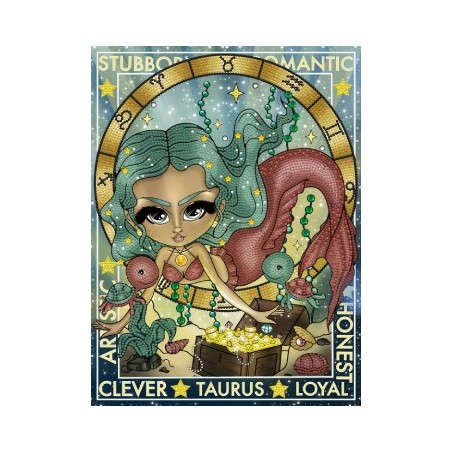 Kit DIAMOND DOTZ® Collection exclusive "Les Darlings" Signe astrologique TAUREAU