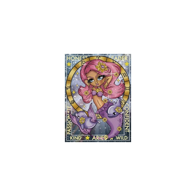 Kit DIAMOND DOTZ® Collection exclusive "Les Darlings" Signe astrologique BÉLIER