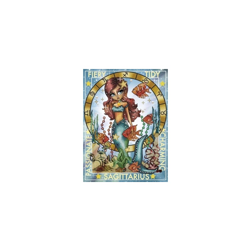 Kit DIAMOND DOTZ® Collection exclusive "Les Darlings" Signe astrologique SAGITTAIRE