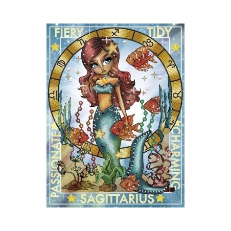Kit DIAMOND DOTZ® Collection exclusive "Les Darlings" Signe astrologique SAGITTAIRE