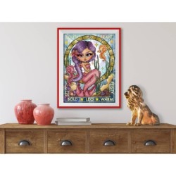 Kit DIAMOND DOTZ® Collection exclusive "Les Darlings" Signe astrologique LION