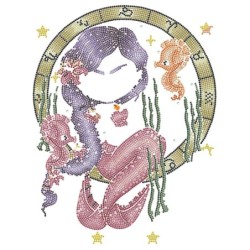 Kit DIAMOND DOTZ® Collection exclusive "Les Darlings" Signe astrologique LION