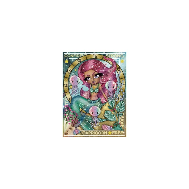 Kit DIAMOND DOTZ® Collection exclusive "Les darlings" Signe astrologique CAPRICORNE