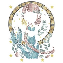 Kit DIAMOND DOTZ® Collection exclusive "Les Darlings" Signe astrologique SCORPION