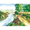 Kit ROYAL LANGNICKEL® Peinture au numéro - Champ de coquelicots