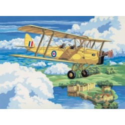 Kit ROYAL LANGNICKEL® Peinture au numéro - Avion rétro