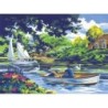 Kit ROYAL LANGNICKEL® Peinture au numéro - Sur la rivière