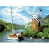 Kit ROYAL LANGNICKEL® Peinture au numéro - Moulin sur la rivière