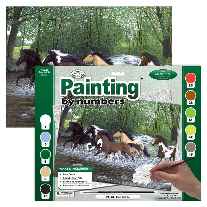 Kit ROYAL LANGNICKEL Peinture au numéro - Esprits libres
