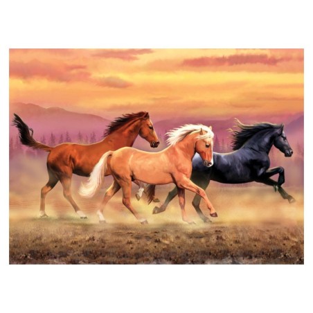 Kit ROYAL LANGNICKEL Peinture au numéro Junior Grand Format - Chevaux au galop