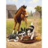 Kit ROYAL LANGNICKEL Peinture au numéro Junior Petit Format - Déjeuner entre amis