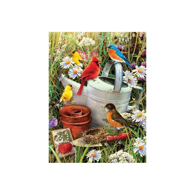Kit ROYAL LANGNICKEL Peinture au numéro Junior Petit Format - Oiseaux du jardin