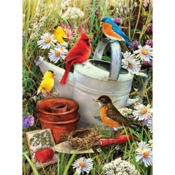 Kit ROYAL LANGNICKEL Peinture au numéro Junior Petit Format - Oiseaux du jardin