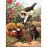 Kit ROYAL LANGNICKEL Peinture au numéro Junior Petit Format - Jeux de chatons
