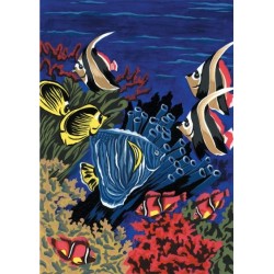Kit ROYAL LANGNICKEL 3 Peintures au numéro Junior - Vie marine