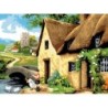 Kit ROYAL LANGNICKEL® Peinture au numéro - Cottage sur la rivière