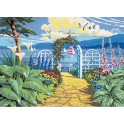 Kit ROYAL LANGNICKEL Peinture au numéro - Vue sur le lac