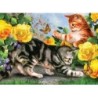 Kit ROYAL LANGNICKEL®  Peinture au numéro Junior Grand Format - Jeux de chatons