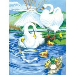 Kit ROYAL LANGNICKEL Peinture au numéro Junior Petit Format - Sur la mare