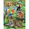 Kit ROYAL LANGNICKEL Peinture au numéro Junior Petit Format - Scène de jungle