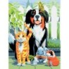 Kit ROYAL LANGNICKEL Peinture au numéro Junior Petit Format - Animaux de compagnie