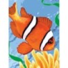 Kit ROYAL LANGNICKEL Peinture au numéro Junior Petit Format - Poisson Clown