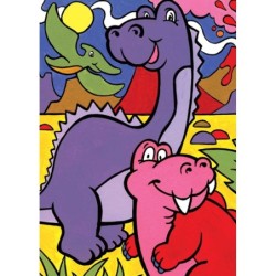 Kit ROYAL LANGNICKEL Ma 1ère Peinture au numéro - Dinosaures