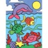 Kit ROYAL LANGNICKEL Ma 1ère Peinture au numéro - Animaux marins