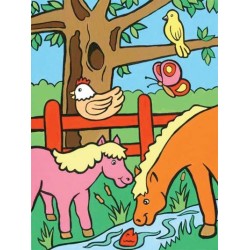 Kit ROYAL LANGNICKEL Ma 1ère Peinture au numéro - Animaux de la ferme