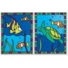 Kit ROYAL LANGNICKEL Ma 1ère Peinture au numéro - Poisson & Tortue