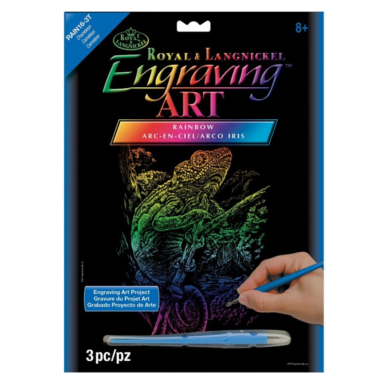 Kit ROYAL LANGNICKEL® Gravure d'Art Arc-en-Ciel - Caméléon