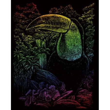 Kit ROYAL LANGNICKEL® Gravure d'Art Arc-en-Ciel - Toucan