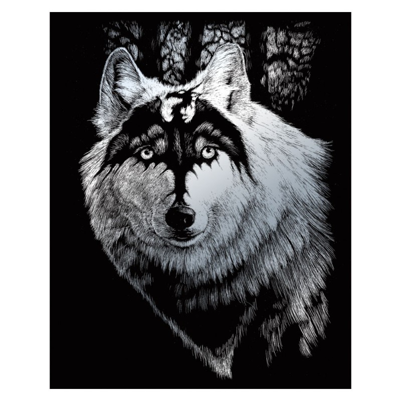 Kit ROYAL LANGNICKEL® Gravure d'Art Argent - Loup