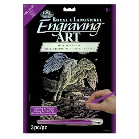 Kit ROYAL LANGNICKEL® Gravure d'Art Holographique - Pégase