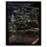 Kit ROYAL LANGNICKEL® Gravure d'Art Holographique - Course de Motos