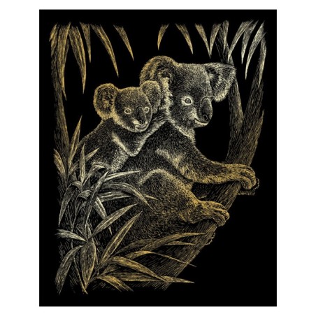Kit ROYAL LANGNICKEL® Gravure d'Art Or - Les Koalas