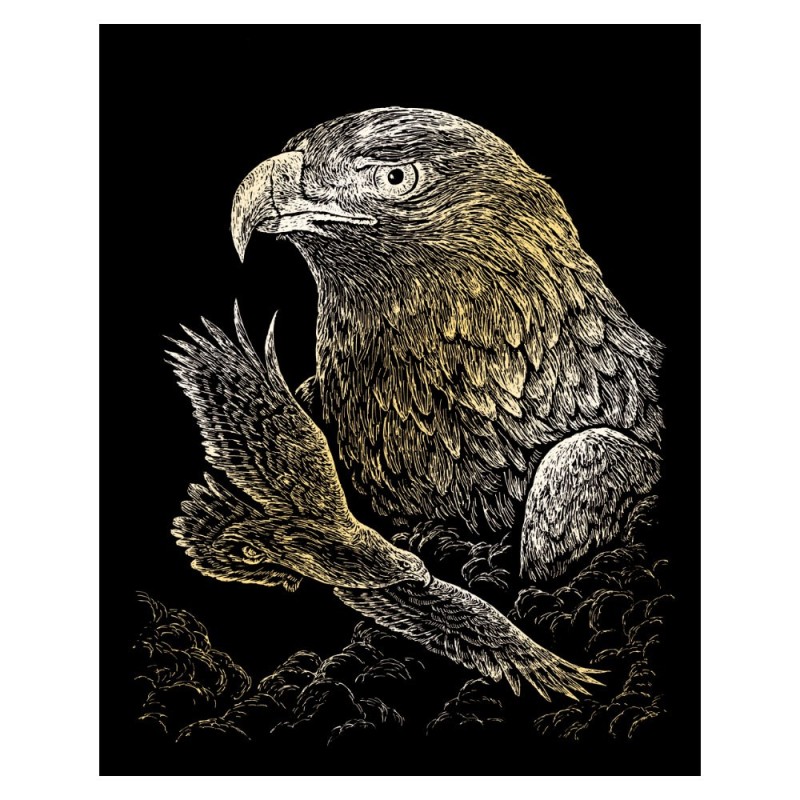 Kit ROYAL LANGNICKEL® Gravure d'Art Or - Aigle Royal