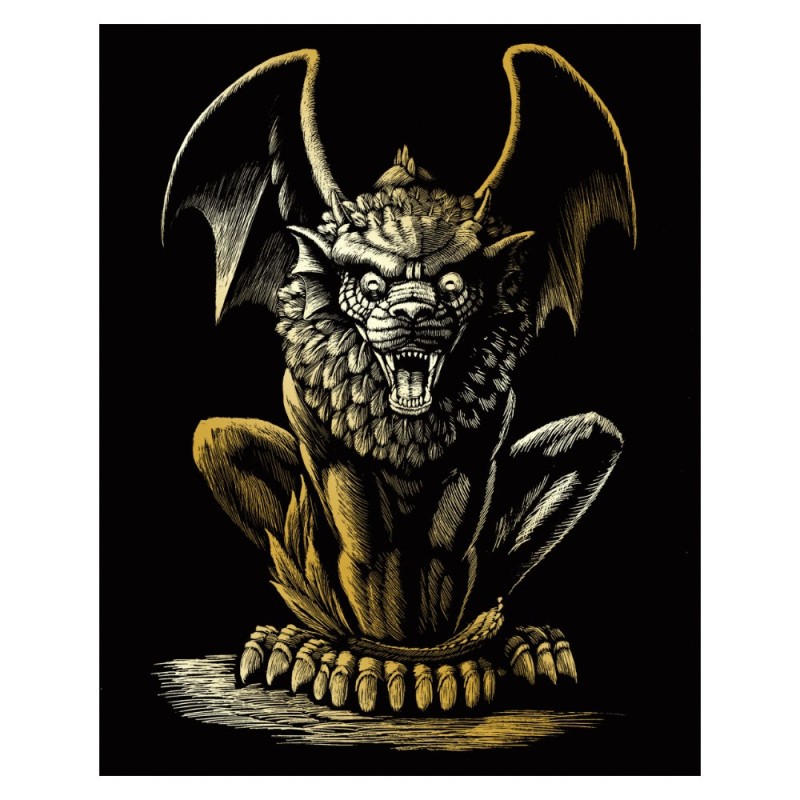 Kit ROYAL LANGNICKEL® Gravure d'Art Or - Lion Gargouille