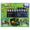 Coffret d'art créatif ROYAL LANGNICKEL® 9 Projets Créatifs Enfants - Peinture par numéro, Coloriage, Gravure