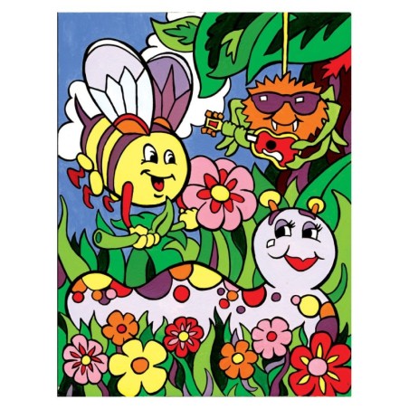 Kit ROYAL LANGNICKEL Ma 1ère Peinture au numéro - Petites bêtes d'été