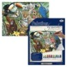 Kit ROYAL LANGNICKEL® Peinture au numero toile sur châssis - Au Zoo - Grand Format